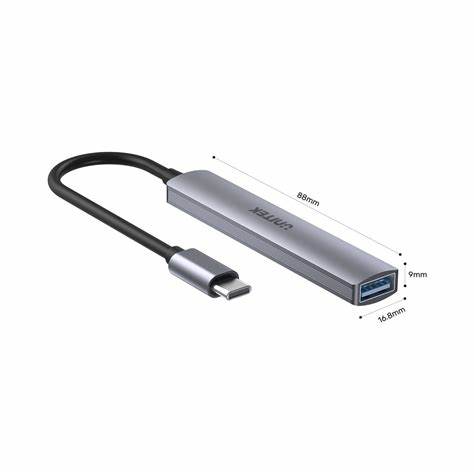 Unitek H1208b - 4-port USB Type-C Hub 3 Ports 480Mbps 1 Port 5Gbps — view 2