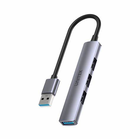 Unitek H1208a - 4-port USB Hub 3 Ports 480mbps 1 Port 5GBps — view 3