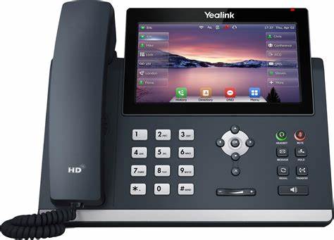 Yealink T77U SIP Phone With 7" Touch Screen, Dual-port Gigabit Ethernet, PoE Support, Dual USB Ports — view 3