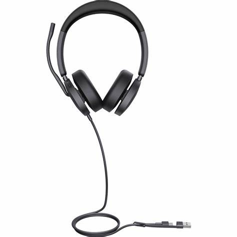 Yealink UH48 Dual Earpiece Headset With USB-C/A Connection