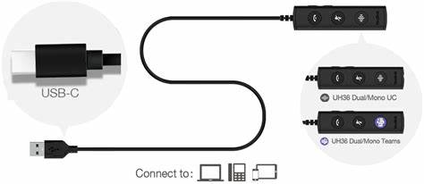 Yealink YHC20T USB-C Cable Teams Call Control For UH36 — view 6