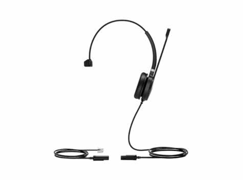 Yealink YHS36 Mono Headset With RJ-9 And Leatherette Ear Cushions