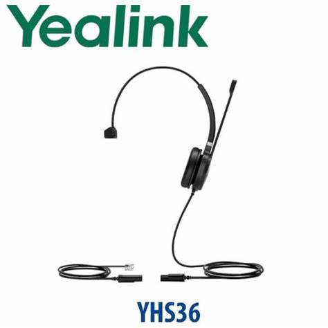Yealink - YHS36 Dual Headset With RJ-9 And Leatherette Ear Cushions (EOL) — view 3