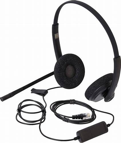 Yealink YHS34 Dual Headset With RJ-9 And Leatherette Ear Cushions — view 5