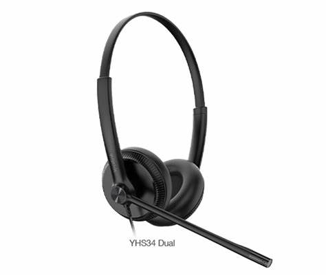 Yealink YHS34 Dual Headset With RJ-9 And Leatherette Ear Cushions — view 7