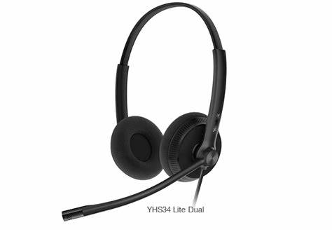 Yealink YHS34 Mono Headset With RJ-9 And Leatherette Ear Cushions — view 2