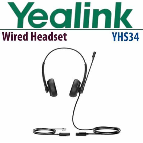 Yealink YHS34 Mono Headset With RJ-9 And Leatherette Ear Cushions — view 5