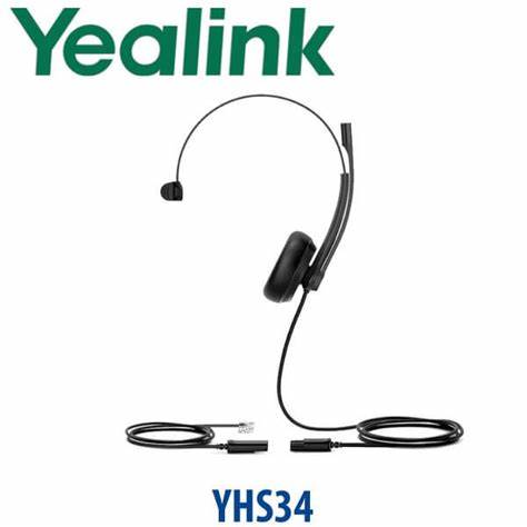 Yealink YHS34 Mono Headset With RJ-9 And Leatherette Ear Cushions — view 6