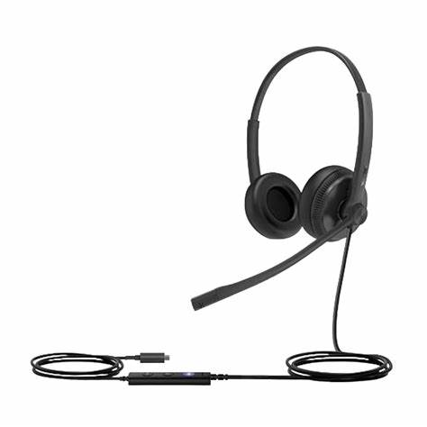 Yealink UH34 Dual Earpiece USB Headset With Leatherette Ear Cushions Teams edition — view 3