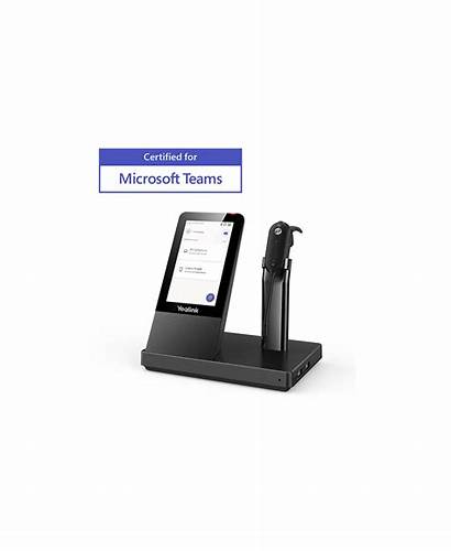 Yealink WH67 DECT Wireless Convertible Headset With Touch Screen Base Station — view 4