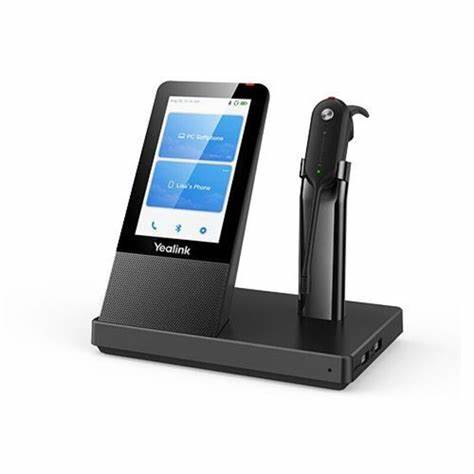 Yealink WH67 DECT Wireless Convertible Headset With Touch Screen Base Station — view 5
