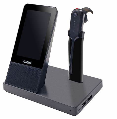 Yealink WH67 DECT Wireless Convertible Headset With Touch Screen Base Station — view 6