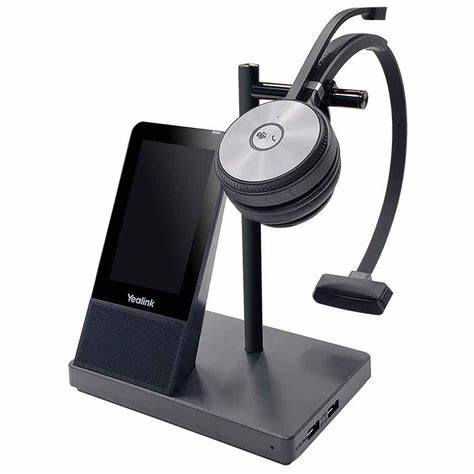 Yealink WH66-Mono DECT Wireless On Ear Mono Headset With Touch Screen Base Station — view 4