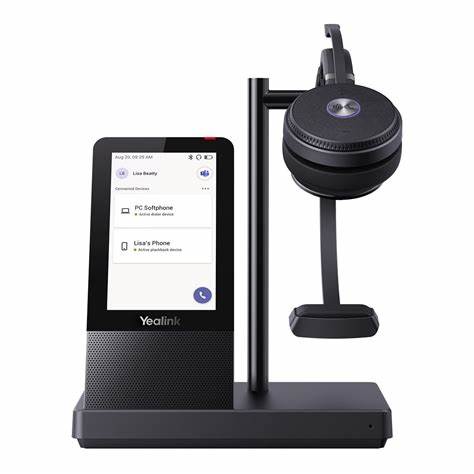 Yealink WH66-Mono DECT Wireless On Ear Mono Headset With Touch Screen Base Station — view 7