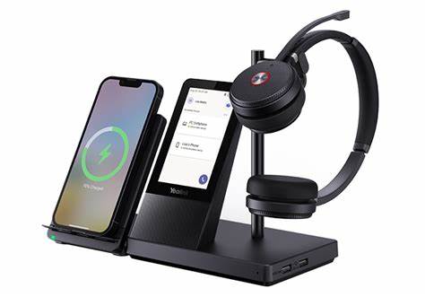 Yealink WH66-Mono DECT Wireless On Ear Mono Headset With Touch Screen Base Station — view 6