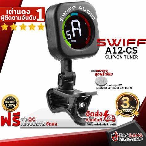 SWIFF Audio A12-CS Mini Clip-On Tuner — view 7