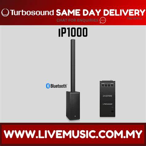 Turbosound IP-1000-V2 1000W Column Speaker System-8″ Sub — view 12