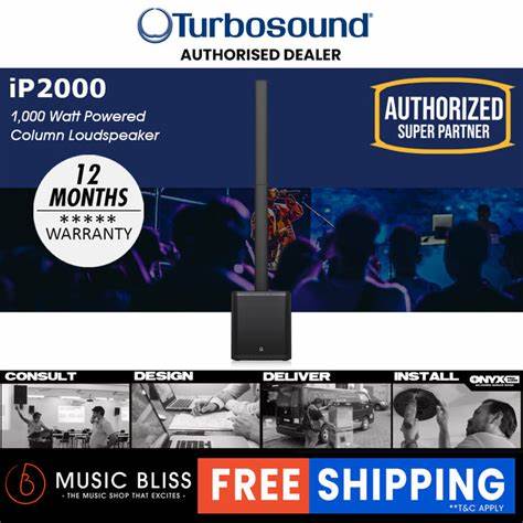 Turbosound IP-2000-V2 1000W Column Speaker System-12″ Sub — view 3