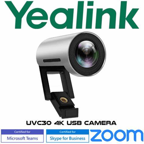 Yealink UVC30 4K Camera - With 3M USB Cable, Huddle Room Use — view 3