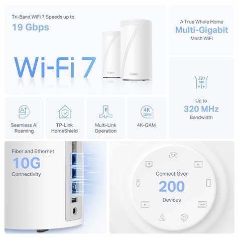 TP-LINK Deco Be85 - BE19000 Tri-band Whole Home Mesh Wi-Fi 7 Multi-gigabit System — view 2