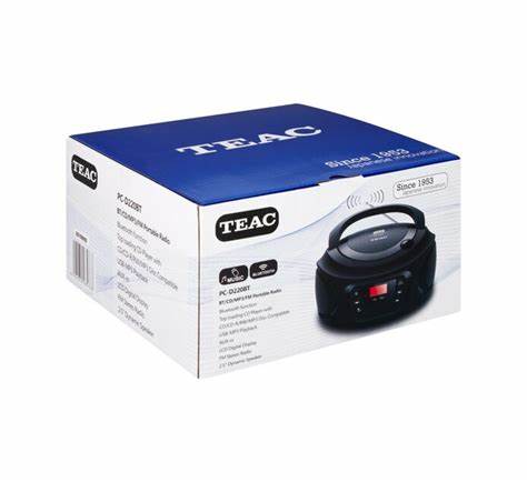 TEAC PC-D220BT Bluetooth FM/CD/USB Boom Box - Black — view 4