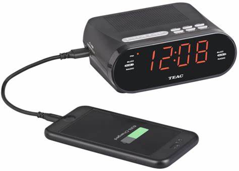 TEAC CRX367 Alarm Clock Radio - Black — view 5