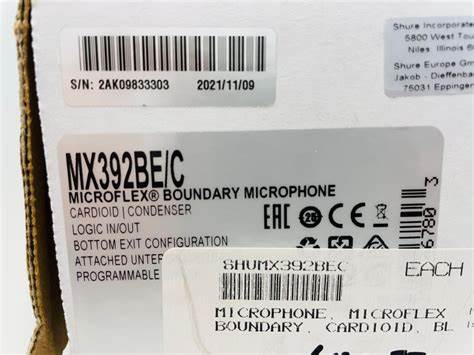 SHURE MX392BE/C — view 3