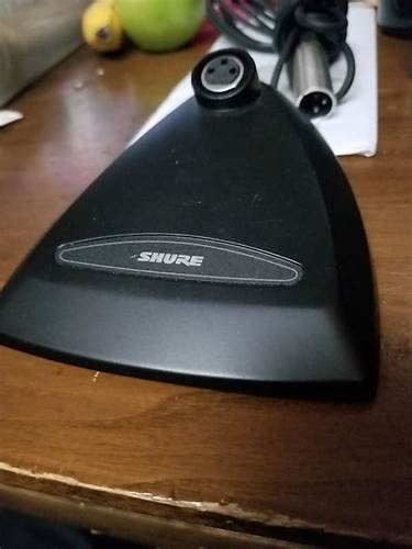 SHURE A412B Microphone Desk Stand — view 6