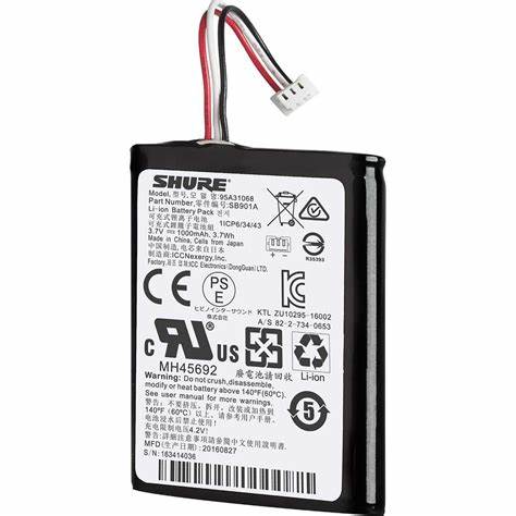 SHURE SB901A Rechargeable Lithium-Ion Battery — view 4