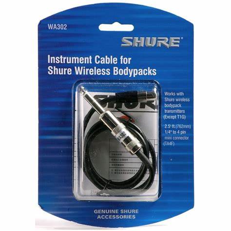 SHURE WA302 Instrument Cable — view 2