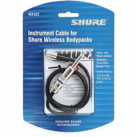 SHURE WA302 Instrument Cable — view 3