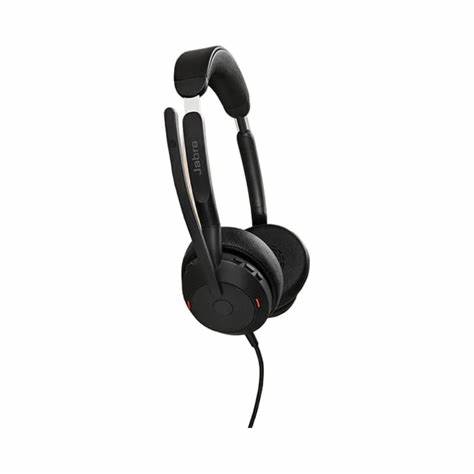 Jabra Evolve2 75 UC Stereo Headset with Charging Stand (Black, USB-A) - 25089-999-799 — view 5