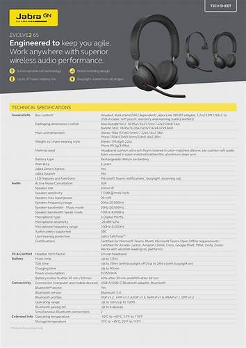 Jabra Evolve2 65 USB-A MS Stereo Black (26599-999-999) — view 5