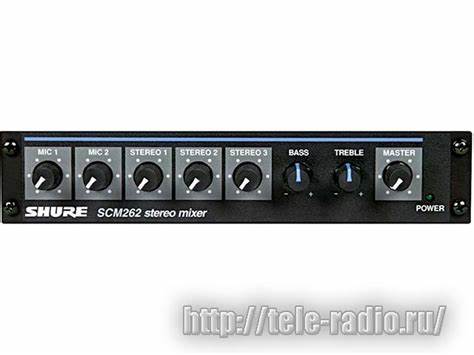 SHURE SCM262E Stereo Mixer — view 3