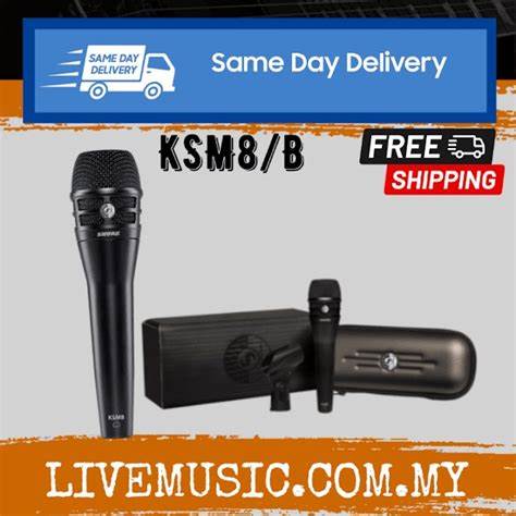 SHURE KSM8/B Dualdyne Cardioid Dynamic Vocal Microphone — view 4