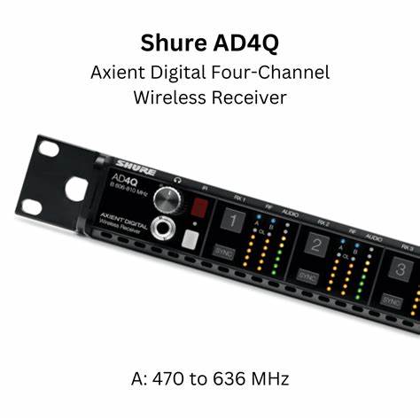 SHURE AD4QE-A Digital Quad Wireless Receiver — view 3
