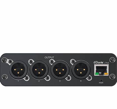 SHURE ANI4OUT-XLR Audio Network Interface 4-Channel XLR Output — view 3