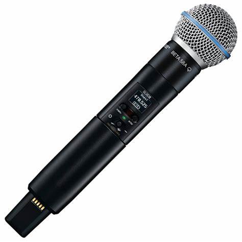 SHURE SLXD2/B58-G59 Handheld Wireless Transmitter with Beta 58A Microphone Capsule — view 4