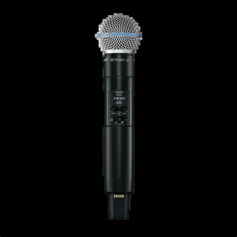 SHURE SLXD2/B58-G59 Handheld Wireless Transmitter with Beta 58A Microphone Capsule — view 5