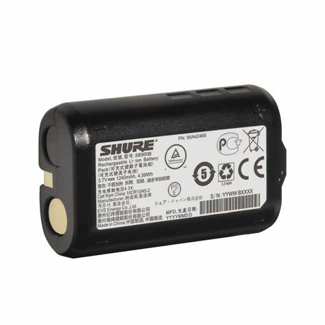 SHURE SB900B Rechargeable Battery for BLX, GLX-D, QLX-D, and ULX-D Wireless Systems — view 2