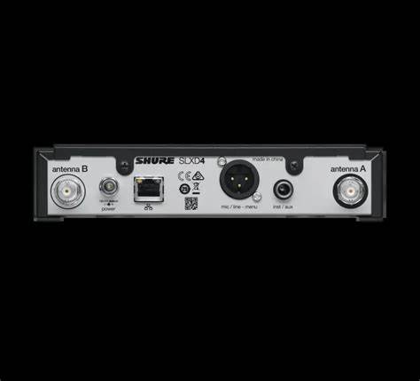 SHURE SLXD4E-G59 Digital Wireless Receiver — view 6