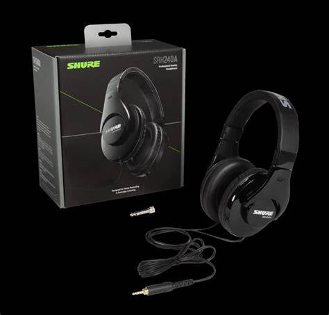 SHURE SRH240A-BK-EFS Professional Quality Headphones — view 7