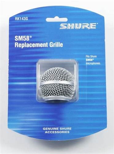 SHURE RK143G Microphone Grille — view 3
