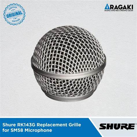 SHURE RK143G Microphone Grille — view 5