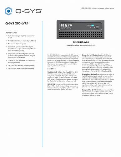 Q-SYS QIO-LVR4 — view 7