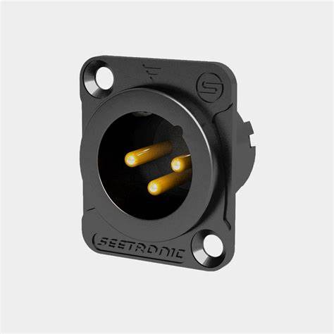 SEETRONIC MJ3F2C 3-Pin XLR Female Chassis Connector — view 7