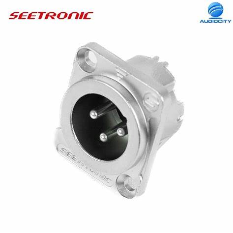 SEETRONIC MJ3F2C-B 3-Pin XLR Female Chassis Connector — view 2