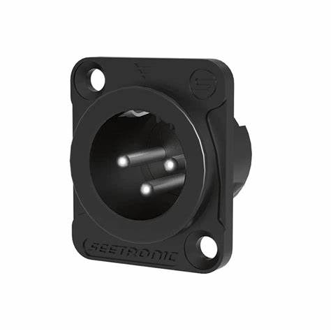 SEETRONIC MJ3F2C-B 3-Pin XLR Female Chassis Connector
