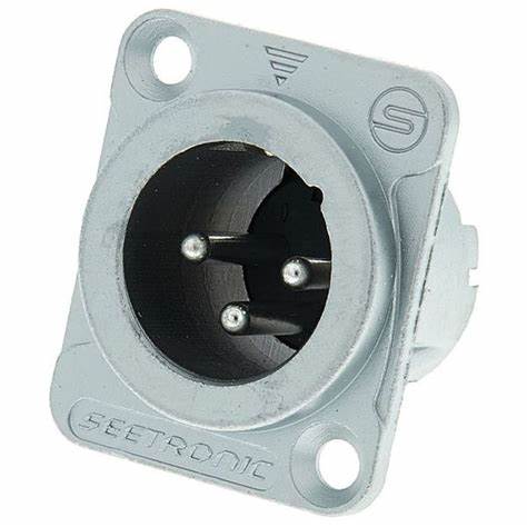 SEETRONIC MJ3F2C-B 3-Pin XLR Female Chassis Connector — view 7