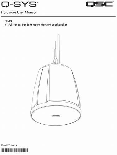 Q-SYS NL-P4-BK Network Loudspeaker — view 6